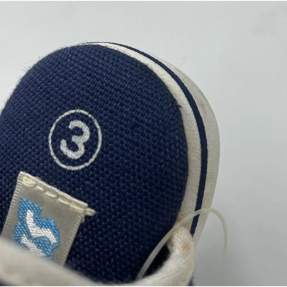 Vintage 1982 Smurf Baby Shoes Size 3‎ Sandals  Buckles Blue